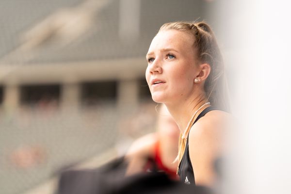 Kira Wittmann (LG Goettingen) waehrend der deutschen Leichtathletik-Meisterschaften im Olympiastadion am 25.06.2022 in Berlin